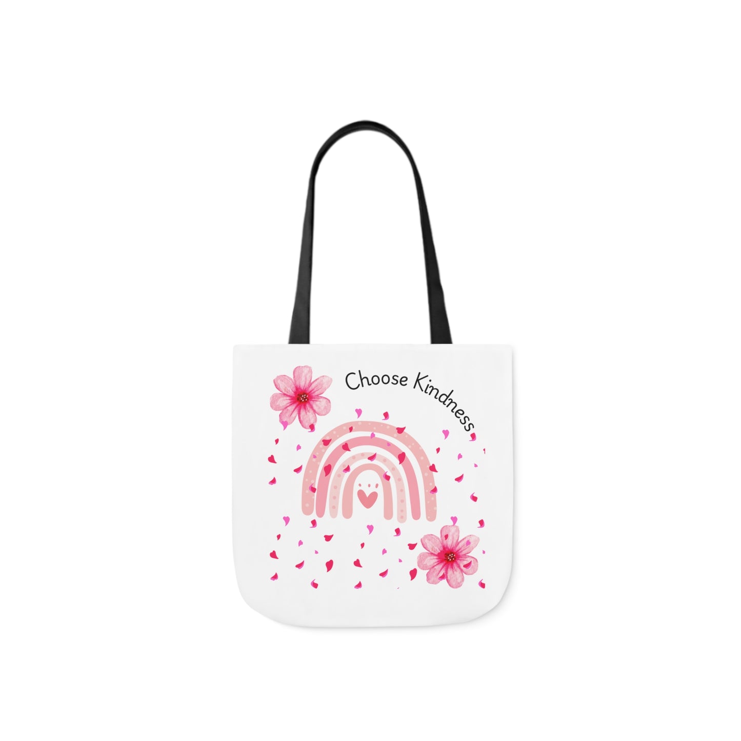 Choose Kindness Canvas Tote Bag with 5-Color Straps