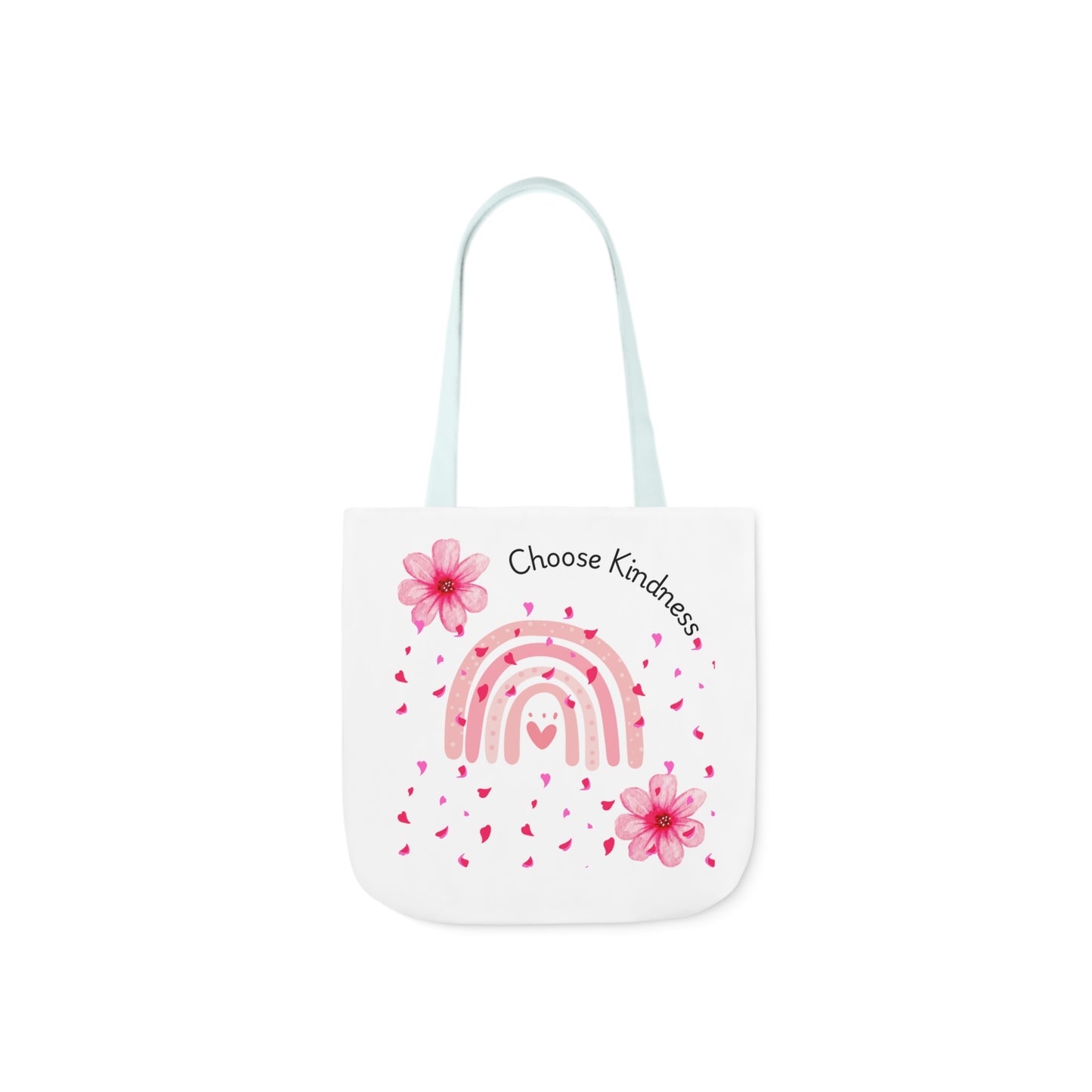 Choose Kindness Canvas Tote Bag with 5-Color Straps