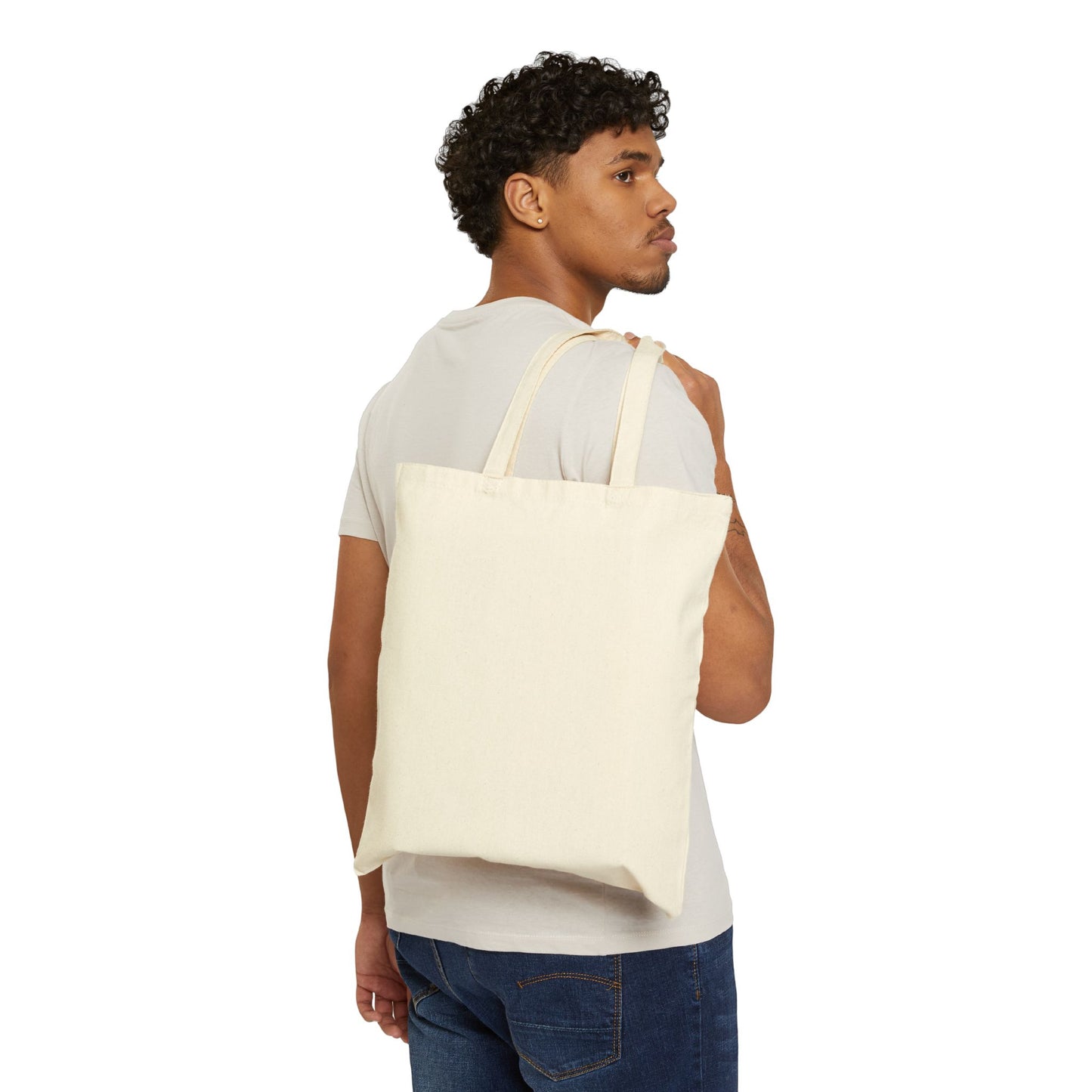 Inspirational Rainbow Mom Tote Bag - Eco-Friendly Cotton Canvas Carryall