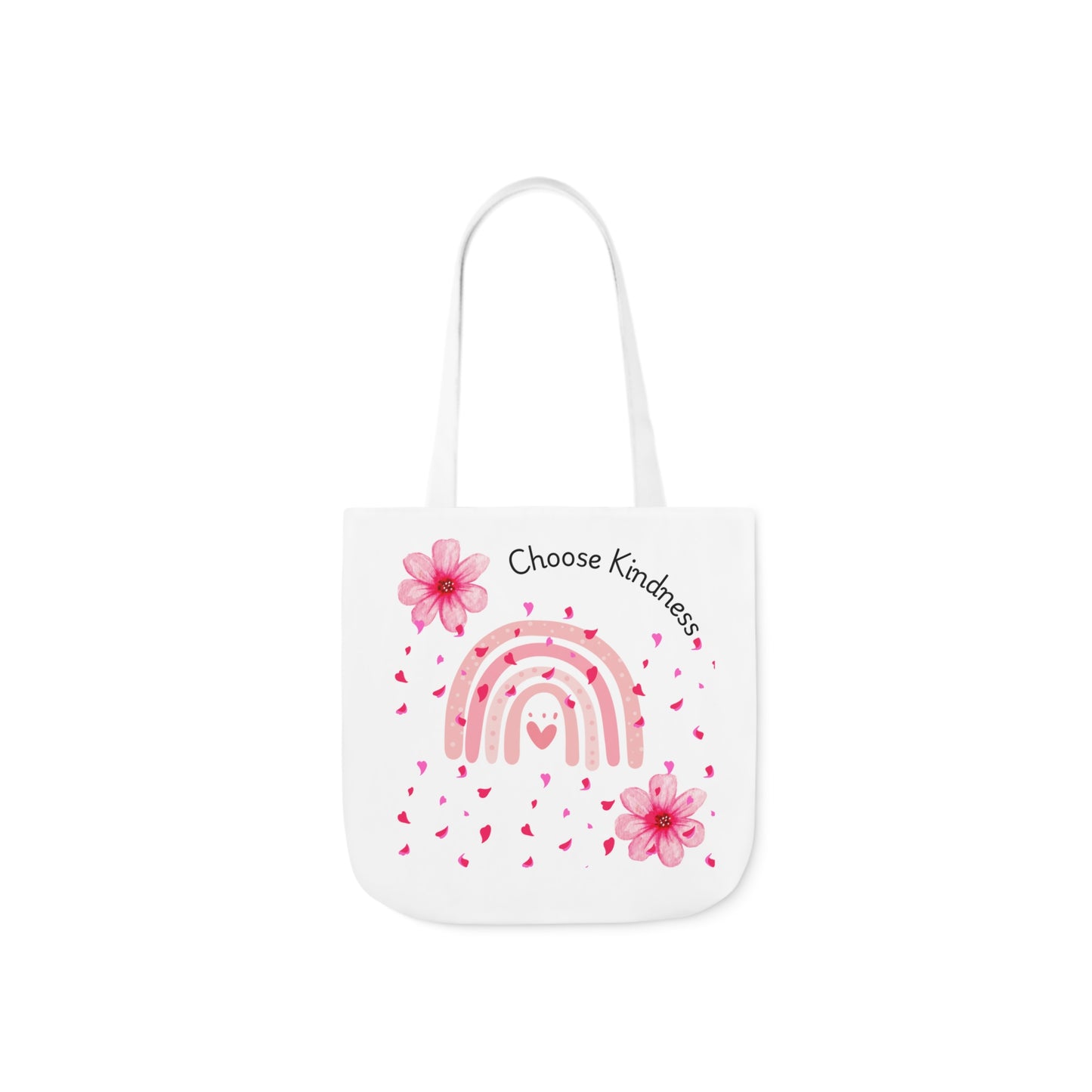 Choose Kindness Canvas Tote Bag with 5-Color Straps