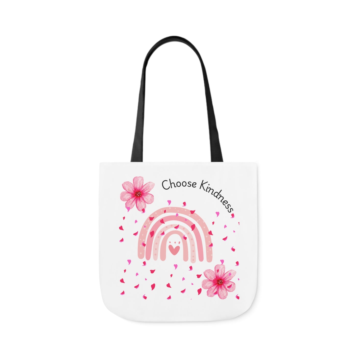 Choose Kindness Canvas Tote Bag with 5-Color Straps