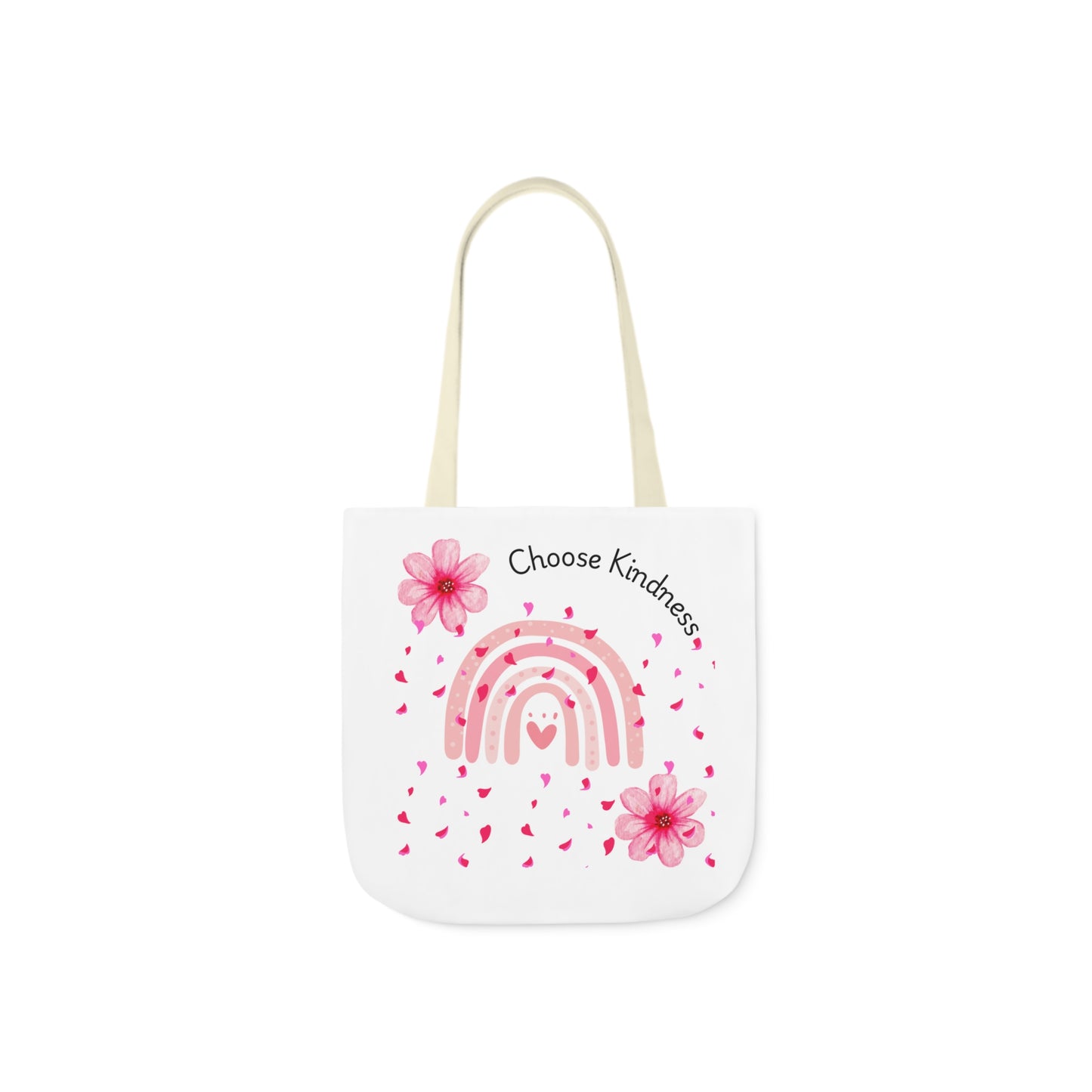 Choose Kindness Canvas Tote Bag with 5-Color Straps